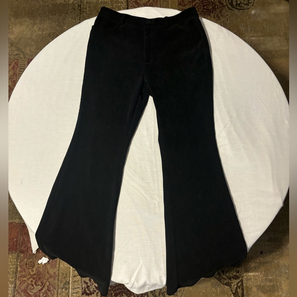 flare leg mid rise jeggings